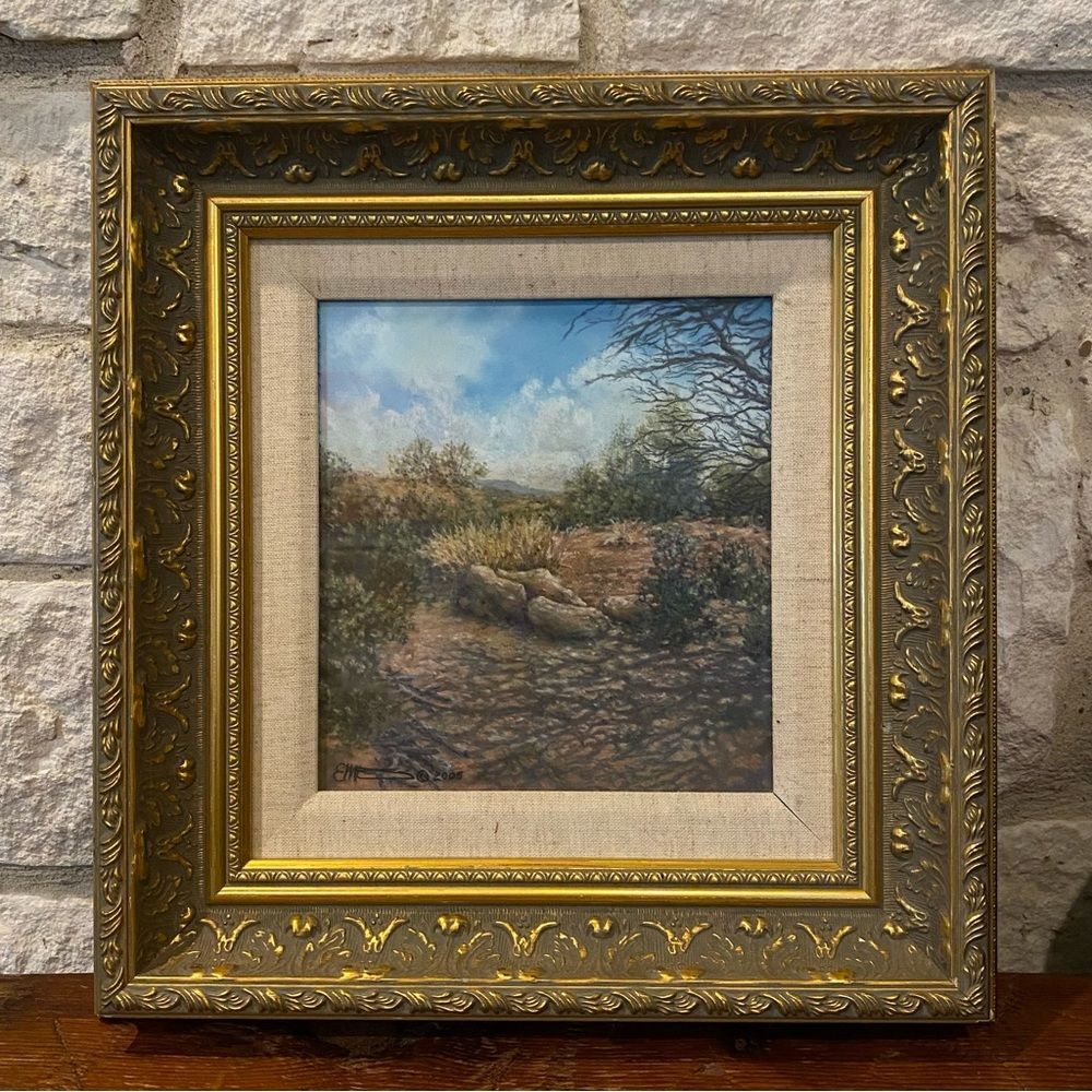 Desert Painting of Chihuahuan Desert by New Mexico Artist Emanual Davis